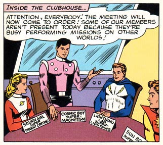 Cosmic Boy calls a meeting to order