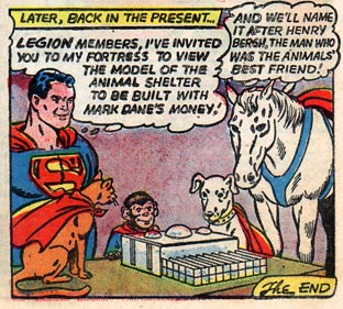 The Super-Pets and the Henry Bergh Animal Shelter