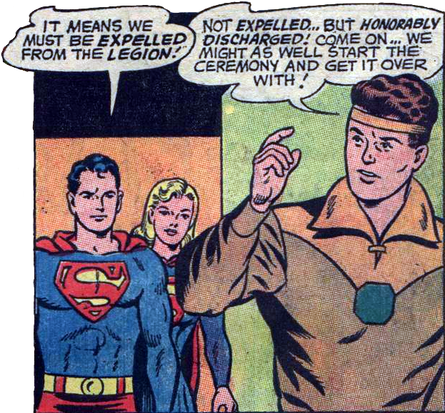 Superboy & Supergirl's honorable discharge