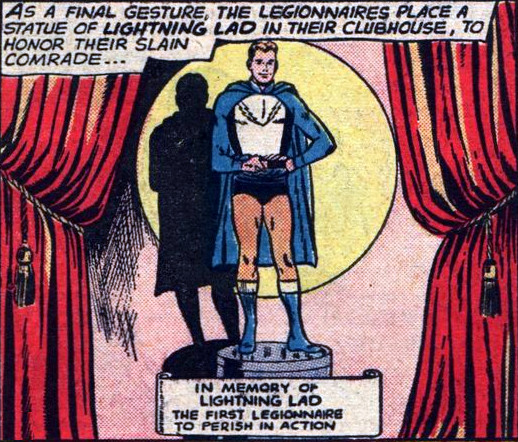 Lightning Lad, First Legionnaire to perish in action