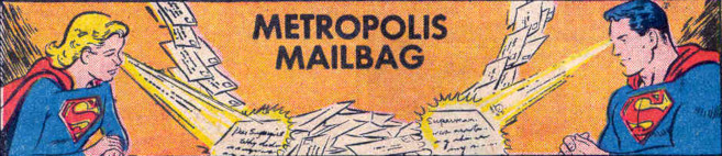 Metropolis Mailbag