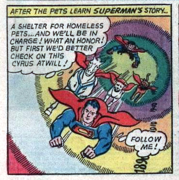 The Legion of Super-Pets teams up with Superman