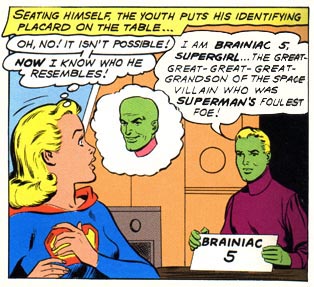 Supergirl meets Brainiac 5