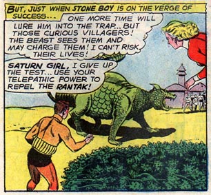 Stone Boy asks for help against the rantak