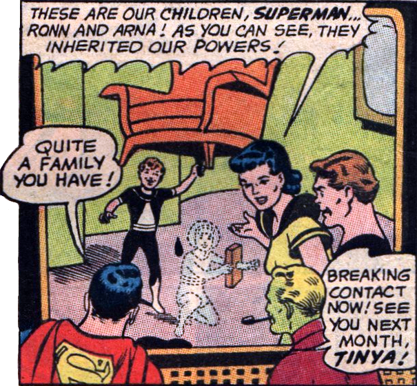 Tinya Nah a.k.a. Phantom Woman with husband Jo and children Ronn and Arna