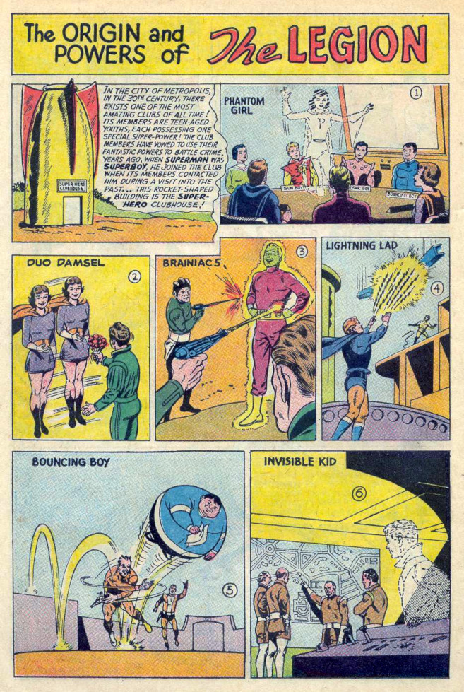 The Origins and Powers of the Legion of Super-Heroes