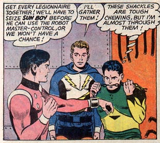 Cosmic Boy leads the mutiny against Sun Boy