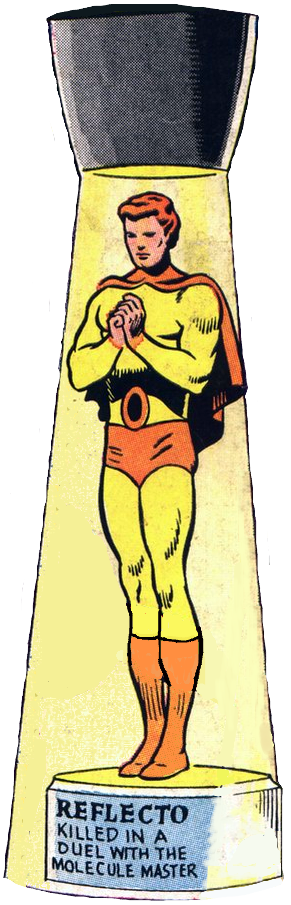 Reflecto's statue